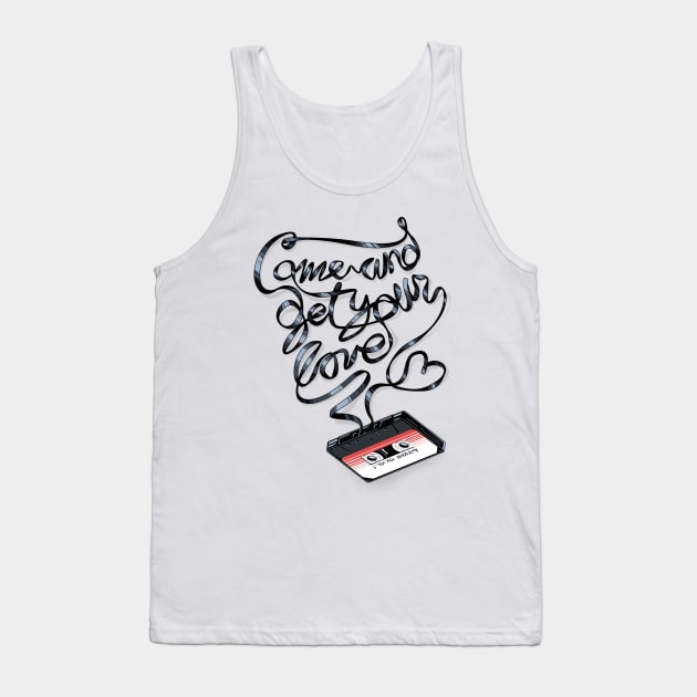 Mix Tape Unwound Tank Top by djkopet